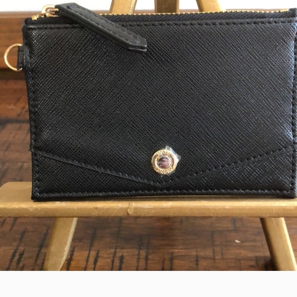 Kate Spade Black Leather Card Holder